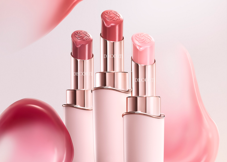 DECORTÉ 二月新品: 一抹即融 • 水潤豐唇 隨唇部pH值與水分變化 打造您的專屬血色感