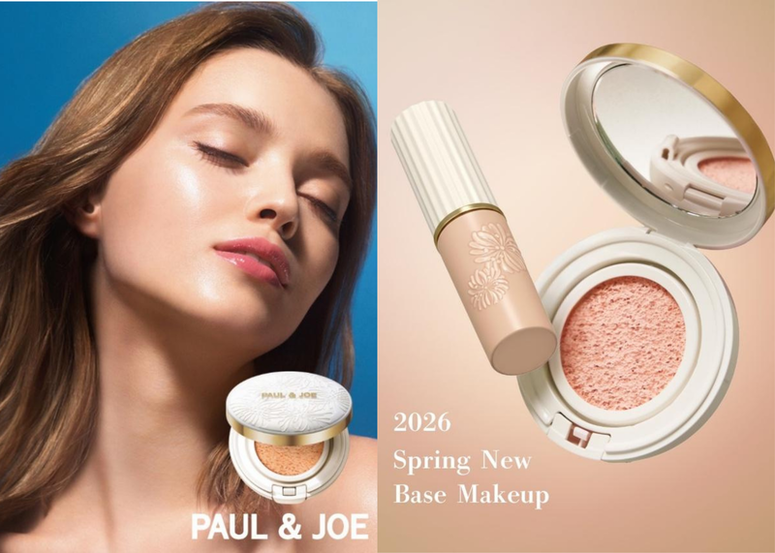 底妝新昇級！PAUL & JOE BEAUTÉ 推出「昇光白瓷氣墊」 全新氣墊粉底打造高光水亮肌 高貼膚 ‧ 零毛孔 ‧ 原生光澤感