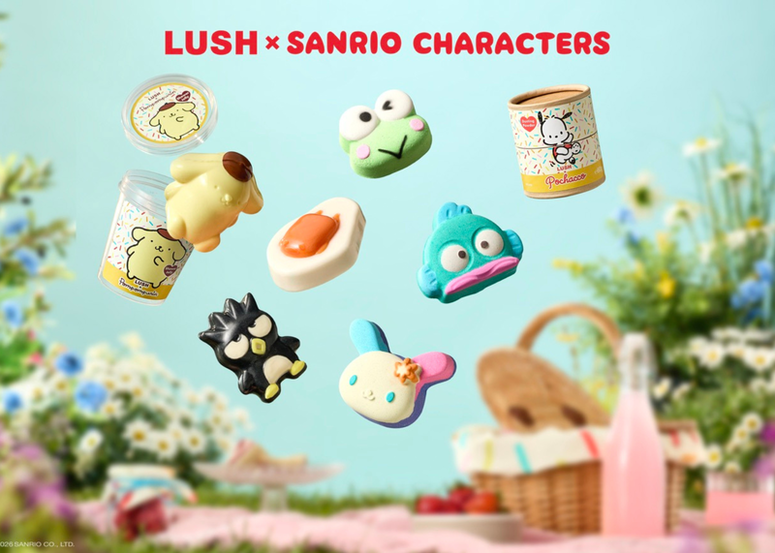 LUSH 與 Sanrio 最甜蜜的重逢! 一起享受最美好的自我呵護時刻