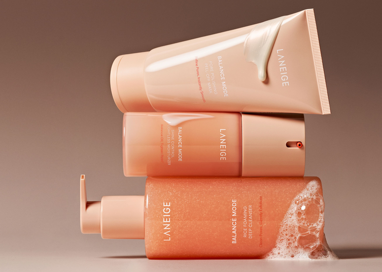 油肌 x 混合肌救星 LANEIGE 全新 BALANCE MODE 淨肌調和系列 以韓國革新米萃科技 三步重啟肌膚平衡 告別油光肌