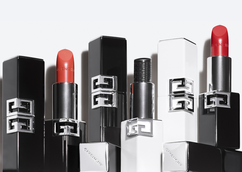 GIVENCHY 革命性唇妝新作：【高訂緞光唇膏】及【高訂潤唇膏】矚目登場，承襲高訂時裝先鋒靈感，「黑白疊穿」解鎖終極高亮唇妝