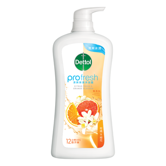 Dettol 滴露ProFresh清爽保濕沐浴露(清新柑橘及淡雅橙花)