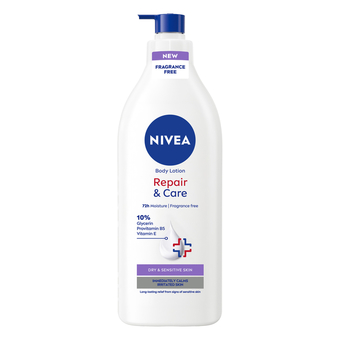 NIVEA極潤低敏無香修護乳液
