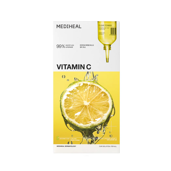 MEDIHEAL維他命C特強亮白精華水庫面膜